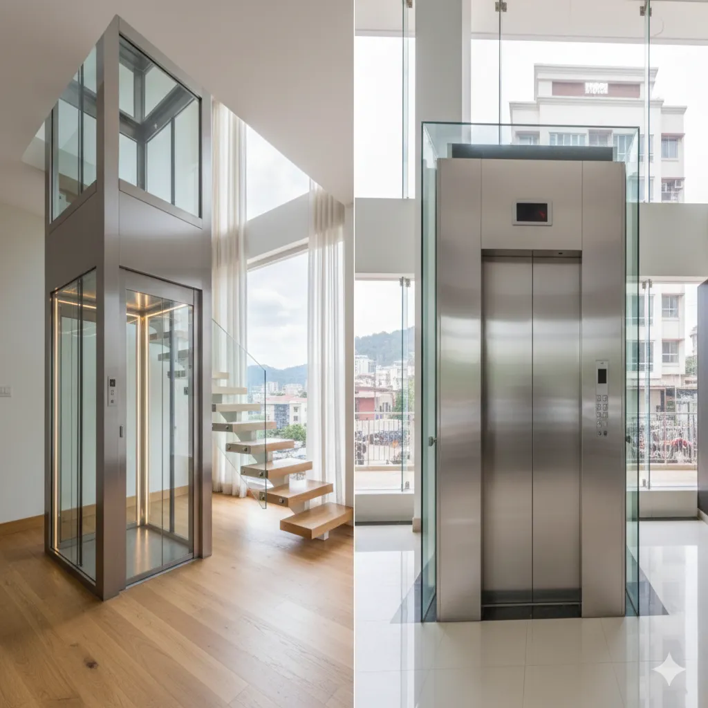Elderly-friendly home elevator in Coimbatore for safe mobility