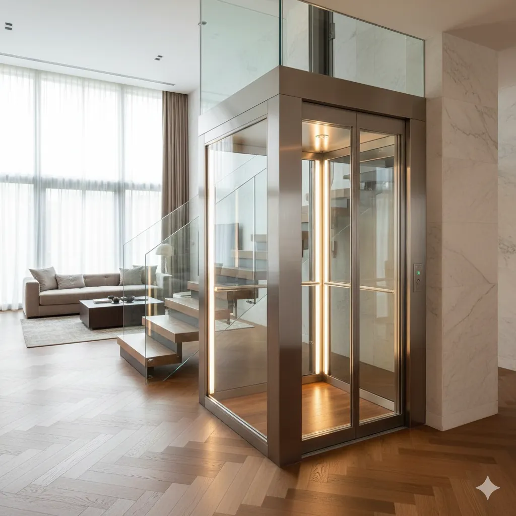 Compact home elevator in Coimbatore suitable for small houses