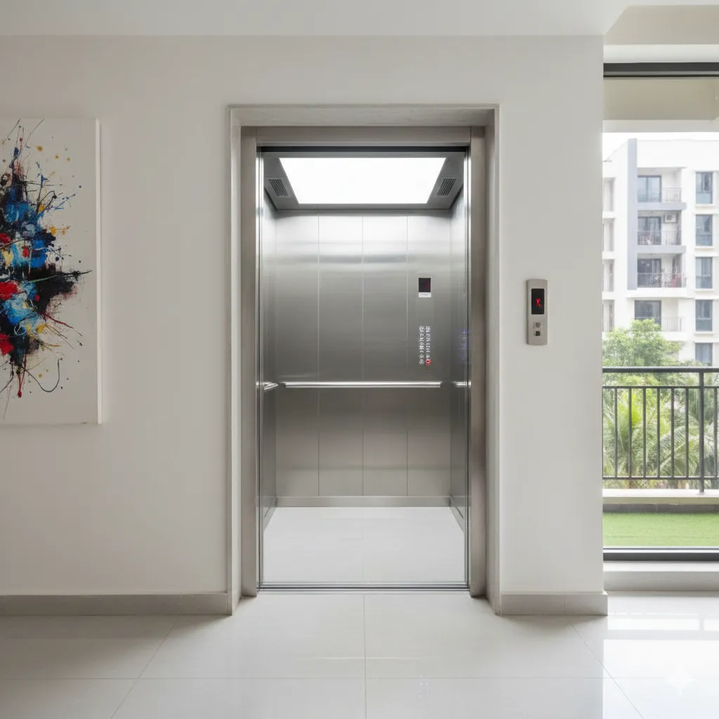 Modern home lift installation in Chennai
